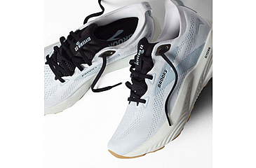 Image of Brooks Glycerin 22 Road Running Shoes - Mens, Bright White/Winter Sky/Black, 12.0 US/Medium, 1104451D175.120