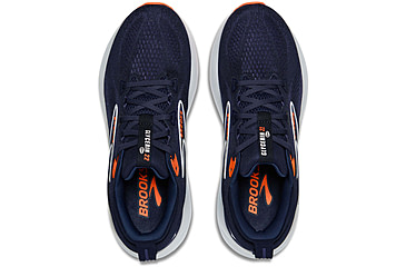 Image of Brooks Glycerin 22 Road Running Shoes - Mens, Peacoat/Blue Ribbon/Orange, 10.0 US/Medium, 1104451D494.100