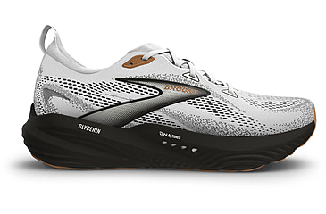 Image of Brooks Glycerin 22 Road Running Shoes - Mens, White/Grey/Black, 11.5, 1D, 1104451D135.115