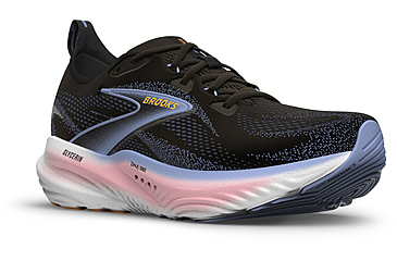 Image of Brooks Glycerin 22 Road Running Shoes - Womens, Black/Blue Heron/Orange, 9.5, 1B, 1204341B088.095