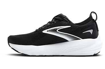 Image of Brooks Glycerin 22 Road Running Shoes - Womens, Black/Grey/White, 8.0 US/Wide, 1204341D090.080