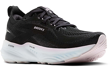 Image of Brooks Glycerin 22 Road Running Shoes - Womens, Black/Orchid Ice/White, 7.5 US/Medium, 1204341B024.075