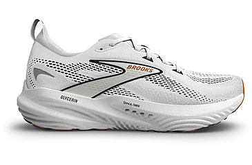 Image of Brooks Glycerin 22 Road Running Shoes - Womens, White/Grey/Black, 10, 1B, 1204341B135.100