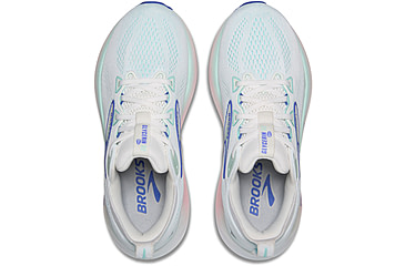 Image of Brooks Glycerin 22 Road Running Shoes - Womens, White/Limpet Shell/Amparo Blue, 10, 1B, 1204341B110.100
