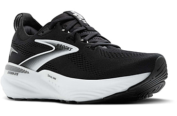 Image of Brooks Glycerin GTS 22 Road Running Shoes - Womens, Black/Grey/White, 7.5 US/Medium, 1204351B090.075