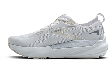 Image of Brooks Glycerin GTS 22 Road Running Shoes - Womens, White/White/Grey, 6.0 US/Medium, 1204351B151.060