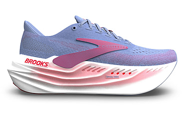 Image of Brooks Glycerin Max Road Running - Womens, Blue Heron/Diva Pink/White, 6, 1B, 1204361B447.060
