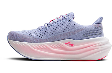 Image of Brooks Glycerin Max Road Running - Womens, Blue Heron/Diva Pink/White, 6, 1B, 1204361B447.060