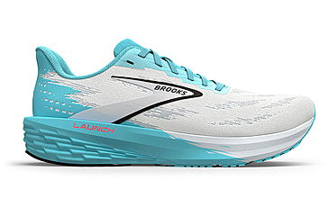 Image of Brooks Launch 11 Road Running Shoes - Womens, White/Atomizer/Pink Clay, 10, 1B, 1204391B105.100