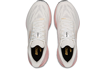 Image of Brooks Launch 11 Road Running Shoes - Womens, White/Gold/Pink, 9, 1B, 1204391B164.090