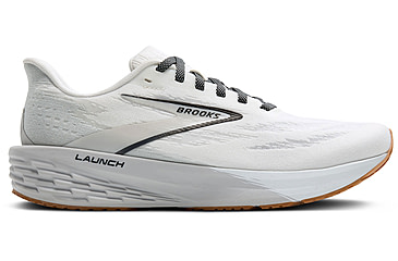 Image of Brooks Launch 11 Road Running Shoes - Womens, White/Grey/Black, 8, 1B, 1204391B135.080