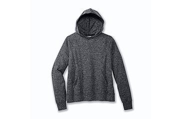 Image of Brooks Luxe Hoodie - Womens, Htr Black, Large, 221665090.035