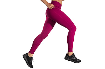 Image of Brooks Momentum Thermal Tight - Womens, Dk Mauve, Medium, 221501668.030