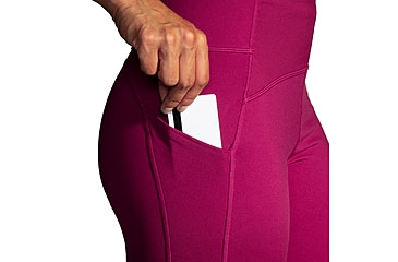 Image of Brooks Momentum Thermal Tight - Womens, Dk Mauve, Medium, 221501668.030