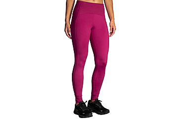 Image of Brooks Momentum Thermal Tight - Womens, Dk Mauve, Medium, 221501668.030