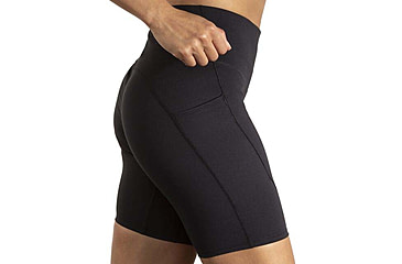 Image of Brooks Spark 8 Short Tight - Womens, Black, Small, 221662001.025
