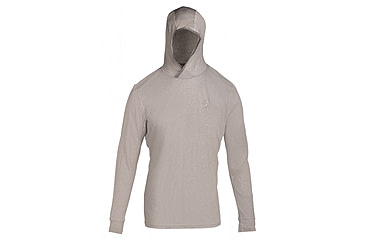 Image of Browning 120 Merino Hooded Baselayer, Gray, 2XL, 3015357905