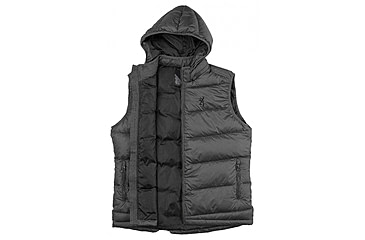 Image of Browning Arctic Down Vest - Mens, Dark Gray, Small, 3055128901