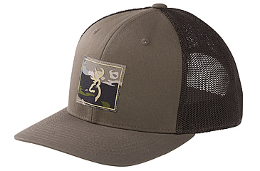 Image of Browning Cypress Cap w/Circle Patch Ovix - Mens - Major Brown, 308762981