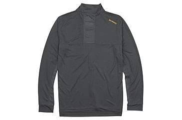 Image of Browning Early Season 3/4 Zip Shirt - Mens, Carbon Gray, Large, 3010567903