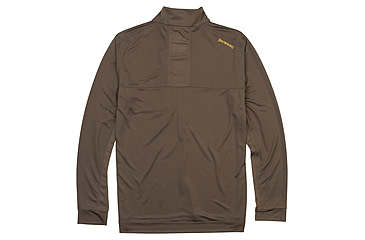 Image of Browning Early Season 3/4 Zip Shirt - Mens, Major Brown, Small, 3010569801