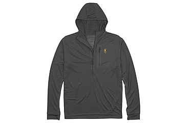 Image of Browning Early Season Hooded Shirt - Mens, Carbon Gray, 3XL, 3010827906