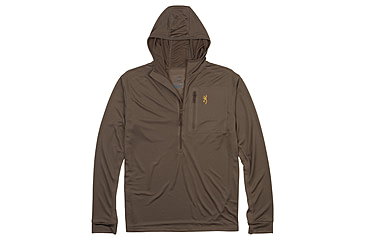 Image of Browning Early Season Hooded Shirt - Mens, Major Brown, Medium, 3010829802