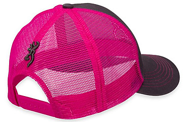 Image of Browning Flashback Cap,Charcoal/Neon Pink 308177771