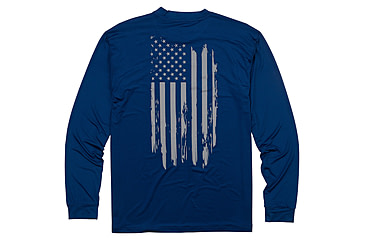 Image of Browning Graphic Long Sleeve Sun Shirt - Mens, Navy, XL, 3011789504