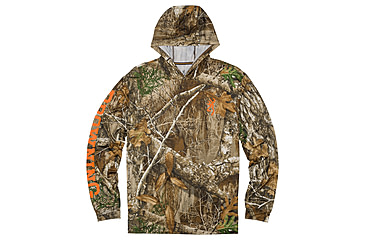 Image of Browning Hooded Long Sleeve Sun Shirt - Mens, Realtree Edge, XL, 3010726004