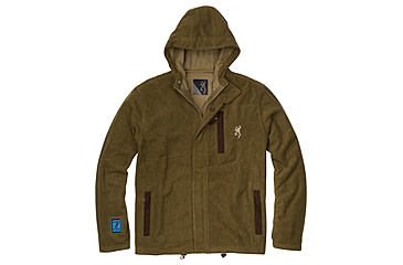 Image of Browning Hydro-Fleece Jacket - Mens, Dark Olive, Large, 3041218403