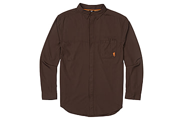 Image of Browning Lightweight Shirt w/o Embroidery - Mens, Chocolate, Small, 3019649801