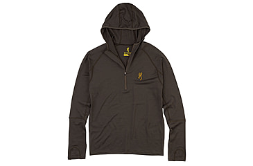 Image of Browning Merino Hooded Shirt - Mens, Major Brown, 3XL, 3010929806