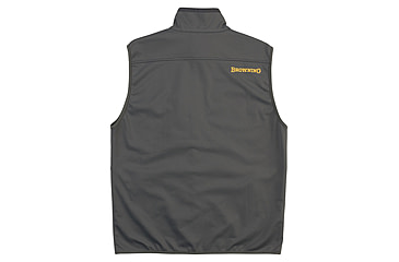 Image of Browning Soft Shell Vest - Mens, Carbon Gray, Large, 3053107903
