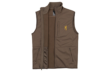 Image of Browning Soft Shell Vest - Mens, Major Brown, Small, 3053109801