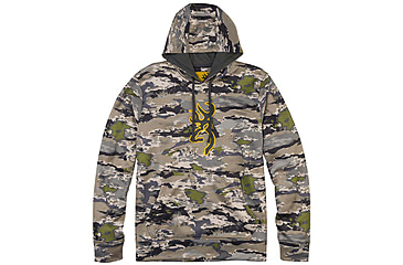 Image of Browning Long Sleeve Tech Hoodie - Men's, Ovix, Large, 3011883403