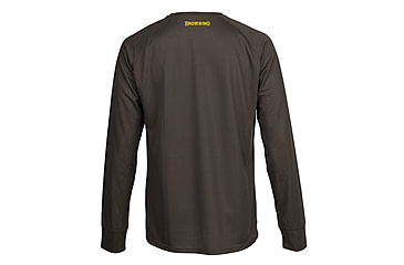 Image of Browning Tech Long Sleeve T-Shirt - Mens, Extra Large, Major Brown, 3011749804
