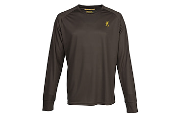 Image of Browning Tech Long Sleeve T-Shirt - Mens, Extra Large, Major Brown, 3011749804