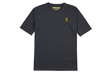 Image of Browning Tech Short Sleeve T-Shirt - Mens, Small, Carbon, 3011667901
