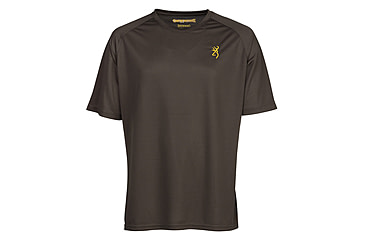 Image of Browning Tech Short Sleeve T-Shirt - Mens, Small, Major Brown, 3011669801