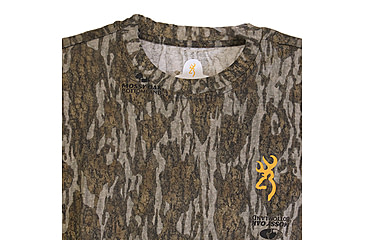 Image of Browning Wasatch Short Sleeve Shirt - Mens, Mossy Oak Bottomlands, Small, 3017811901