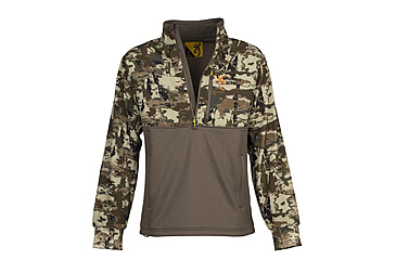 Image of Browning Wicked Wing 1/4 Zip Smoothbore Pullover - Mens, Small, Auric, 3012473501