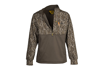 Image of Browning Wicked Wing 1/4 Zip Smoothbore Pullover - Mens, Small, Mossy Oak Bottomland, 3012471901