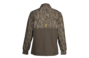 Image of Browning Wicked Wing 1/4 Zip Smoothbore Pullover - Mens, Small, Mossy Oak Bottomland, 3012471901