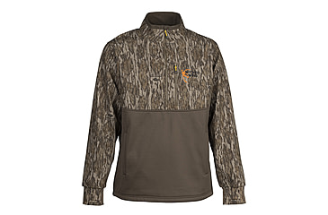 Image of Browning Wicked Wing 1/4 Zip Smoothbore Pullover - Mens, Small, Mossy Oak Bottomland, 3012471901