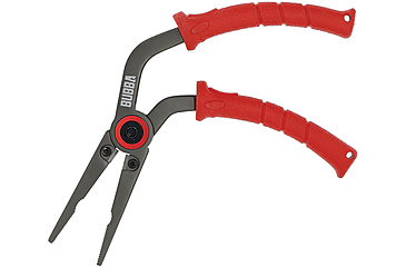 Image of Bubba Blade Pistol Grip Pliers 8.5in Knife, 8.5 overall, Red molded polymer handle with non-slip grip, 1099912