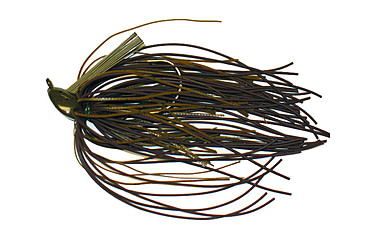 Image of Buckeye Lures Mop Jig, 1/2 Oz, Green Pumpkin, BEL-MOPJGP12