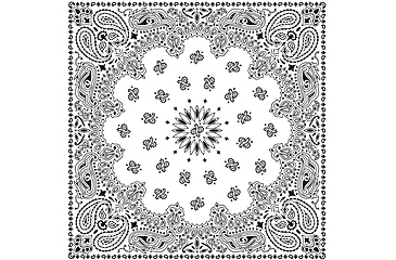 Image of Carolina Manufacturing Bandanas Red W/hang Tag &amp; Upc B22PAI-000001 UPC