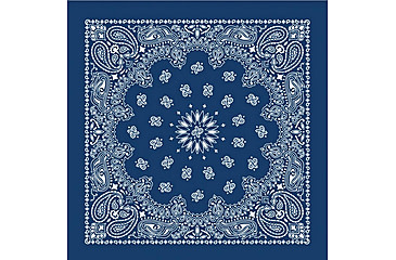 Image of Carolina Manufacturing Bandanas Red W/hang Tag &amp; Upc B22PAI-000001 UPC