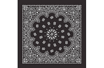 Image of Carolina Manufacturing Bandanas Red W/hang Tag &amp; Upc B22PAI-000001 UPC